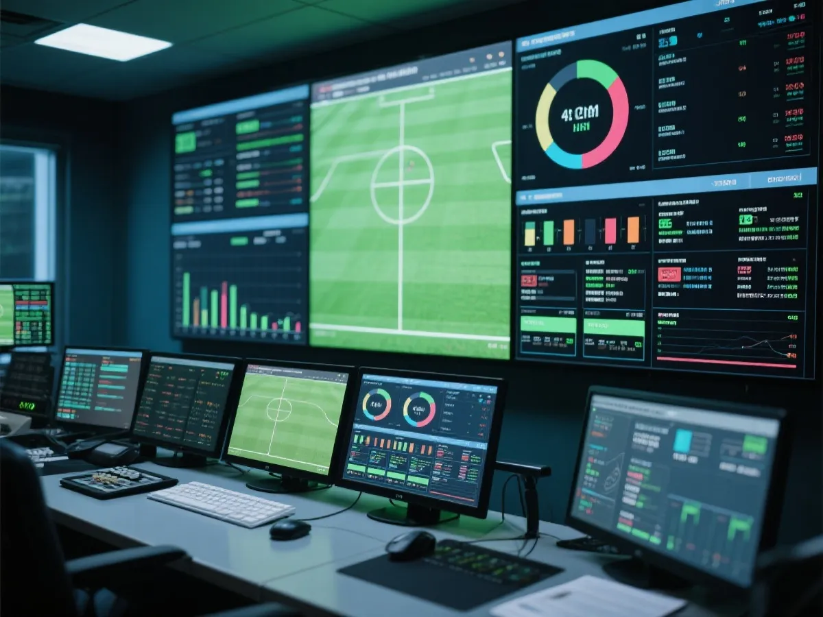 比賽數據追蹤示意圖